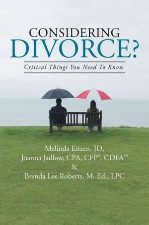 Considering Divorce? de M. Eitzen