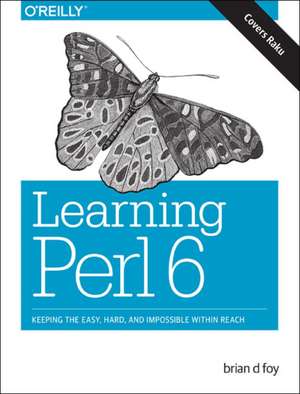 Learning Perl 6 de Brian Foy