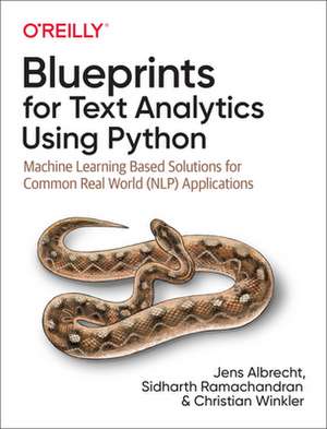 Blueprints for Text Analytics using Python de Jens Albrecht