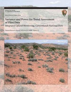 Variance and Power for Trend Assessment of Pilot Data de National Park Service