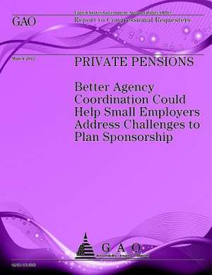 Private Pensions de Government Accountability Office (U S )