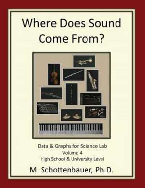 Where Does Sound Come From? Data & Graphs for Science Lab: Volume 4 de M. Schottenbauer