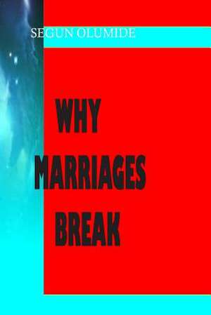 Why Marriages Break de Pst Segun Olumide