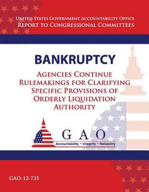 Bankruptcy de Government Accountability Office (U S )