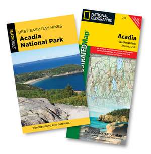 Best Easy Day Hiking Guide and Trail Map Bundle: Acadia National Park de Dan Ring