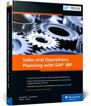 Sales and Operations Planning with SAP IBP de Sagar Deolalikar