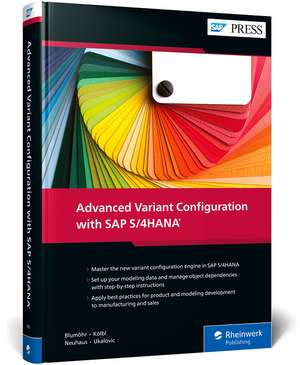 Advanced Variant Configuration with SAP S/4HANA de Uwe Blumöhr