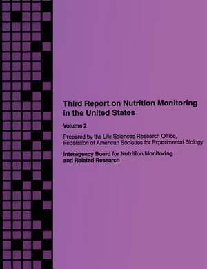 Third Report on Nutrition Monitoring in the United States de Life Sciences Research Offices