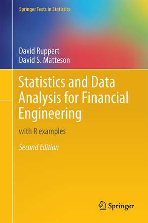 Statistics and Data Analysis for Financial Engineering: with R examples de David Ruppert