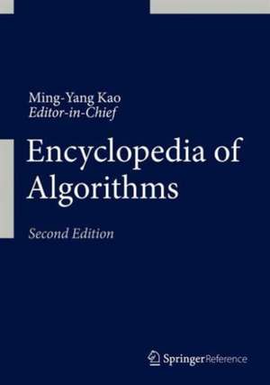 Encyclopedia of Algorithms de Ming-Yang Kao