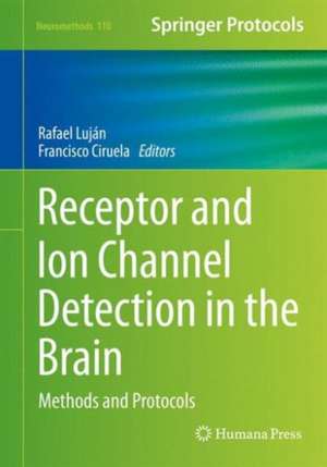 Receptor and Ion Channel Detection in the Brain: Methods and Protocols de Rafael Luján