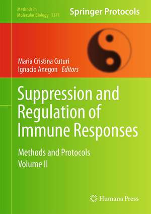 Suppression and Regulation of Immune Responses: Methods and Protocols, Volume II de Maria Cristina Cuturi