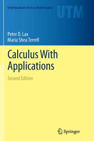 Calculus With Applications de Peter D. Lax