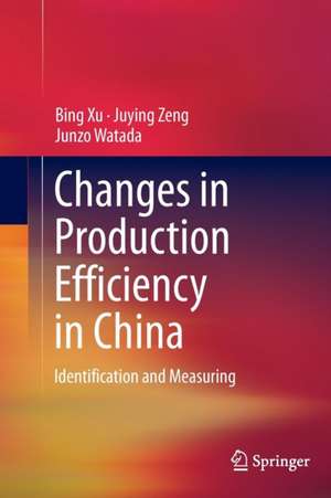 Changes in Production Efficiency in China: Identification and Measuring de Bing Xu