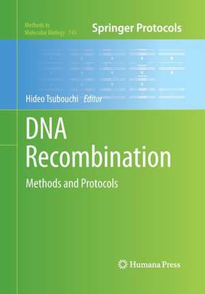 DNA Recombination: Methods and Protocols de Hideo Tsubouchi