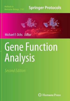 Gene Function Analysis de Michael F. Ochs