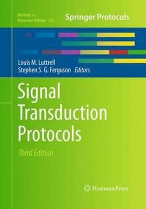 Signal Transduction Protocols de Louis M. Luttrell