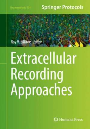 Extracellular Recording Approaches de Roy V. Sillitoe