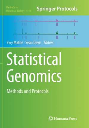 Statistical Genomics: Methods and Protocols de Ewy Mathé