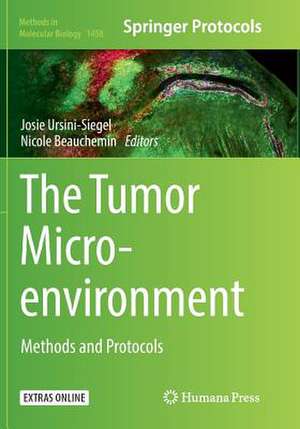 The Tumor Microenvironment: Methods and Protocols de Josie Ursini-Siegel