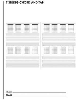 7 String Chord and Tab de Joe Dolan