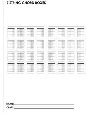 7 String Chord Boxes de Joe Dolan