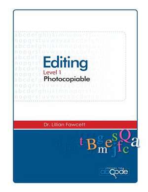 Editing Level 1 (American Version) de Lillian Fawcett