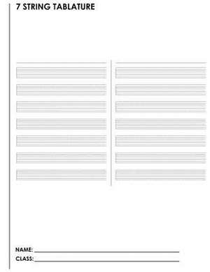 7 String Tablature de Joe Dolan