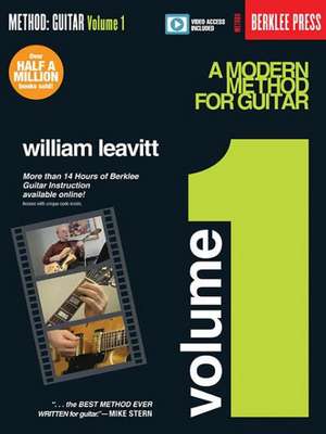 A Modern Method for Guitar - Volume 1 Book/Online Media de William Leavitt