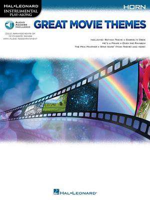 Great Movie Themes: For Horn Instrumental Play-Along de Hal Leonard Corp