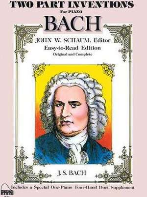 Bach Two-Part Inventions de John Schaum