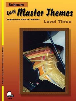 Easy Master Themes, Lev 3 de Hal Leonard Corp