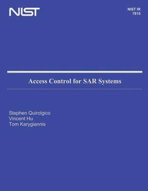 Access Control for Sar Systems de U S Dept of Commerce