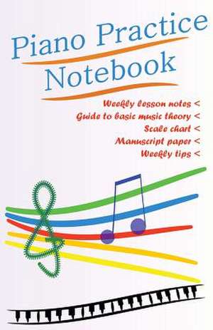 Piano Practice Notebook de Music-Dots