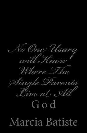 No One Usary Will Know Where the Single Parents Live at All de Wilson, Marcia Batiste Smith