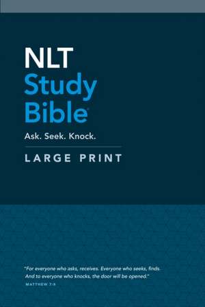 NLT Study Bible Large Print (Red Letter, Hardcover)