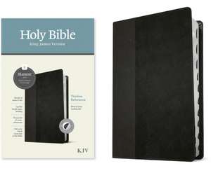 KJV Thinline Reference Bible, Filament Enabled (Leatherlike, Black/Onyx, Indexed, Red Letter)