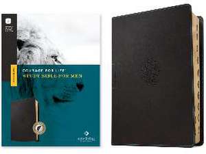 NLT Courage for Life Study Bible for Men, Filament Enabled (Leatherlike, Onyx Lion, Indexed) de Ann White