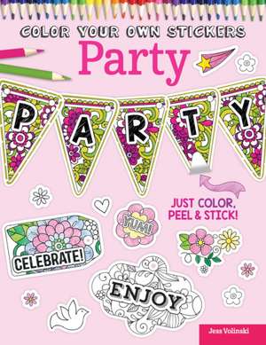 Color Your Own Stickers Party de Jess Volinski