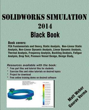 Solidworks Simulation 2014 Black Book de Matt Weber