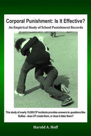 Corporal Punishment de Harold A. Hoff