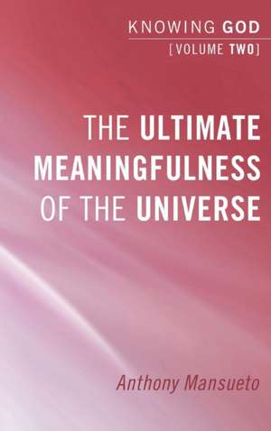 The Ultimate Meaningfulness of the Universe de Anthony Mansueto