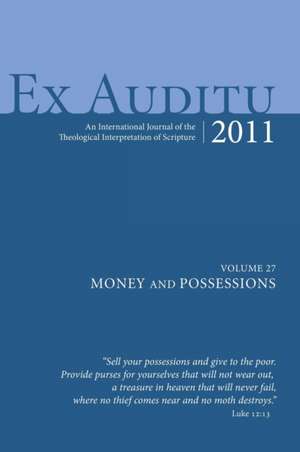 Ex Auditu - Volume 27 de Klyne Snodgrass