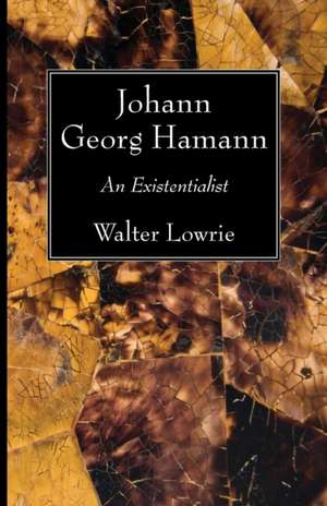 Johann Georg Hamann de Walter Lowrie