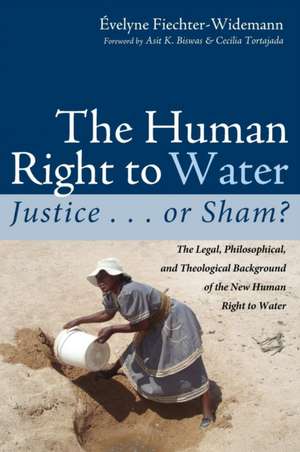 The Human Right to Water de Evelyne Fiechter-Widemann