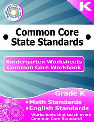 Kindergarten Common Core Workbook de Corecommonstandards Com