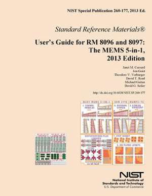 User's Guide for Rm 8096 and 8097 de U S Dept of Commerce