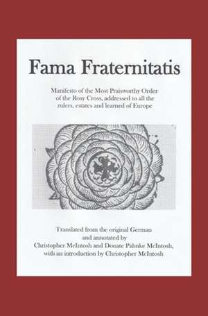 Fama Fraternitatis (Engl) de Dr Christopher McIntosh