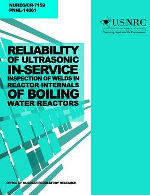 Reliability of Ultrasonic In-Service Inspection of Welds in Reactor Internals of Boiling Water Reactors de U. S. Nuclear Regulatory Commission