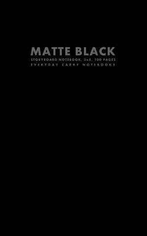 Matte Black Storyboard Notebook, 5x8, 100 Pages de Everyday Carry Notebooks